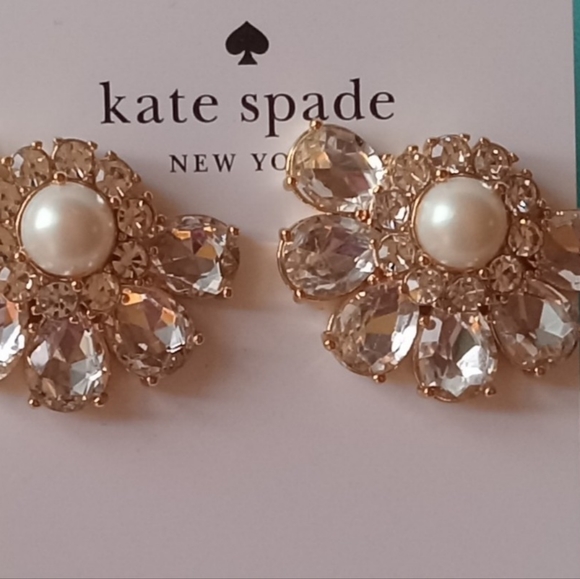 Kate Spade New York Bright Ideas Pearl Cluster Earrings - Picture 8 of 8